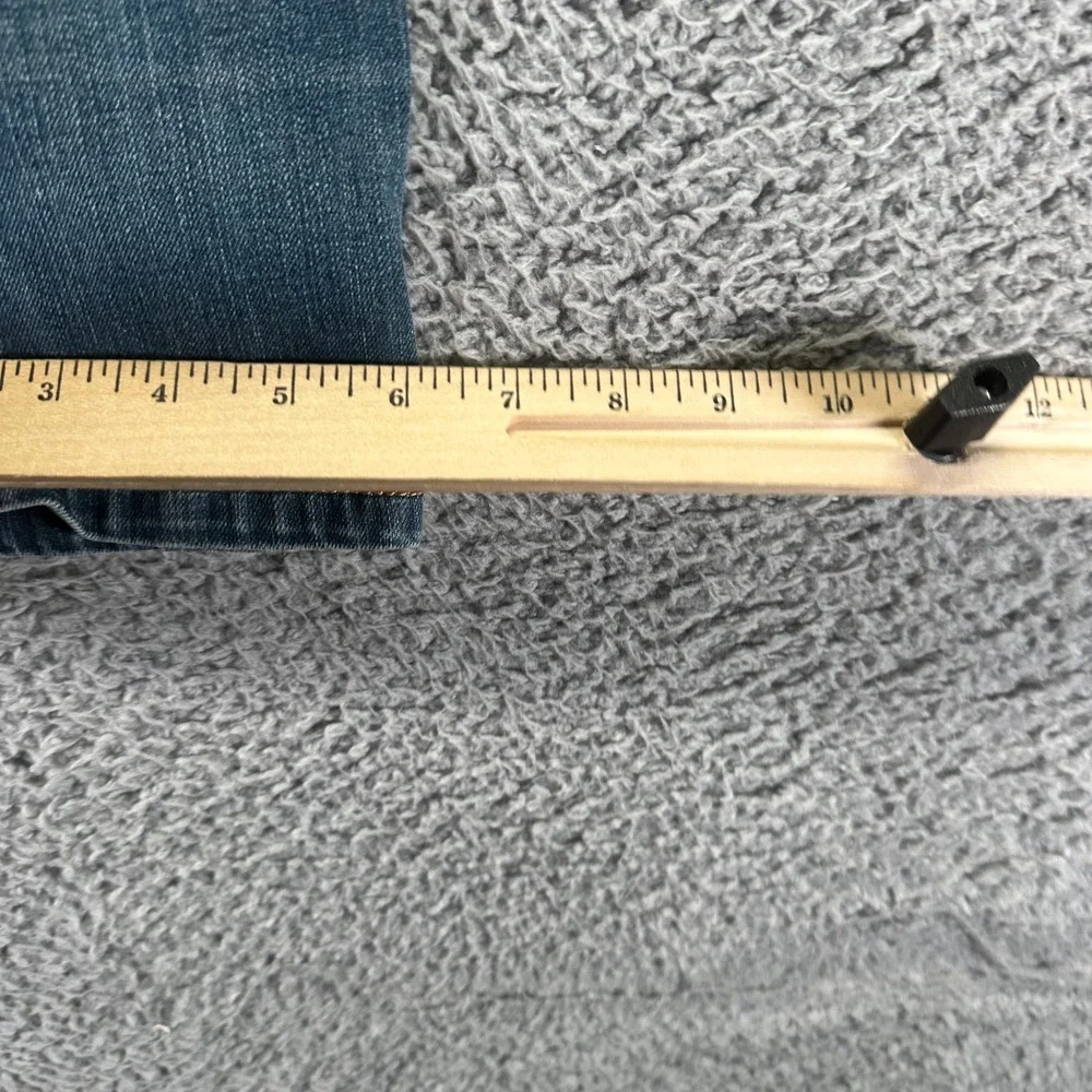 Levi's 502 Jeans Men 30x32 Blue Cotton Denim Straight Leg Workwear Faded Stretch